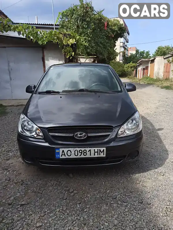 Хэтчбек Hyundai Getz 2007 1.1 л. Автомат обл. Закарпатская, Ужгород - Фото 1/11