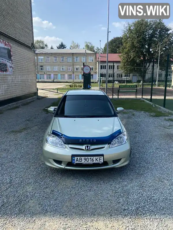 Седан Honda Civic 2004 1.6 л. Ручна / Механіка обл. Вінницька, Піщанка - Фото 1/21