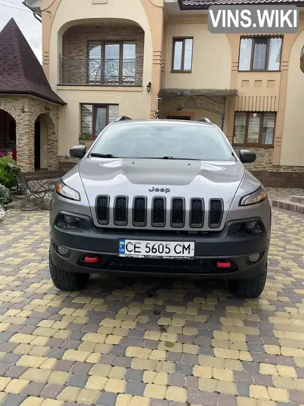 Позашляховик / Кросовер Jeep Cherokee 2017 3.24 л. Автомат обл. Чернівецька, Чернівці - Фото 1/7