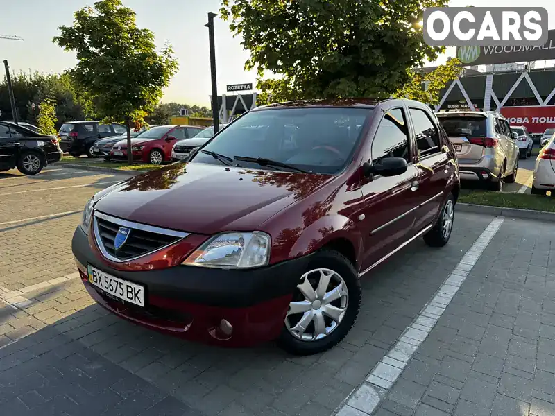 Седан Dacia Logan 2005 1.39 л. Ручна / Механіка обл. Хмельницька, Хмельницький - Фото 1/21