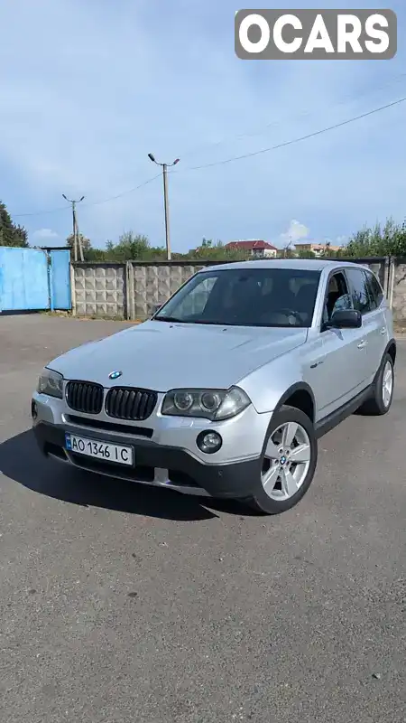 Позашляховик / Кросовер BMW X3 2007 2 л. Автомат обл. Закарпатська, Хуст - Фото 1/14