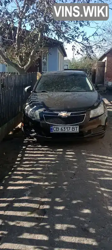 Седан Chevrolet Cruze 2011 1.8 л. Ручна / Механіка обл. Чернігівська, Ічня - Фото 1/5