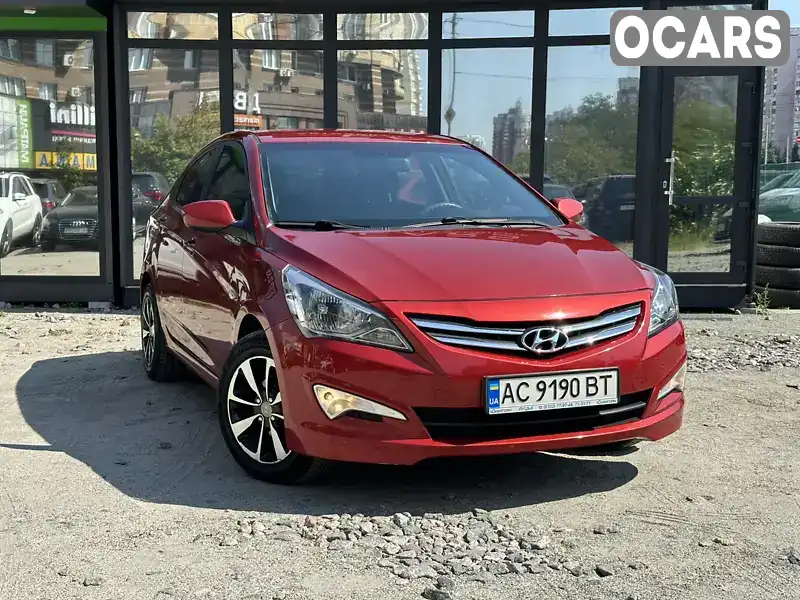 Седан Hyundai Accent 2016 1.4 л. Автомат обл. Волынская, Луцк - Фото 1/21