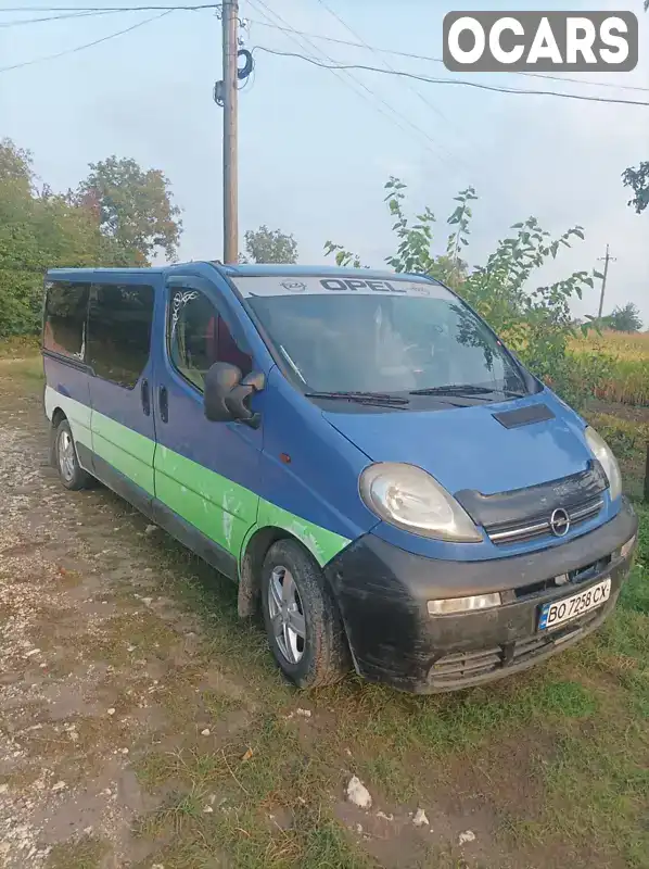 Мінівен Opel Vivaro 2006 1.9 л. Ручна / Механіка обл. Тернопільська, Тернопіль - Фото 1/7