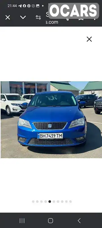 Ліфтбек SEAT Toledo 2012 1.6 л. Ручна / Механіка обл. Одеська, Ізмаїл - Фото 1/15