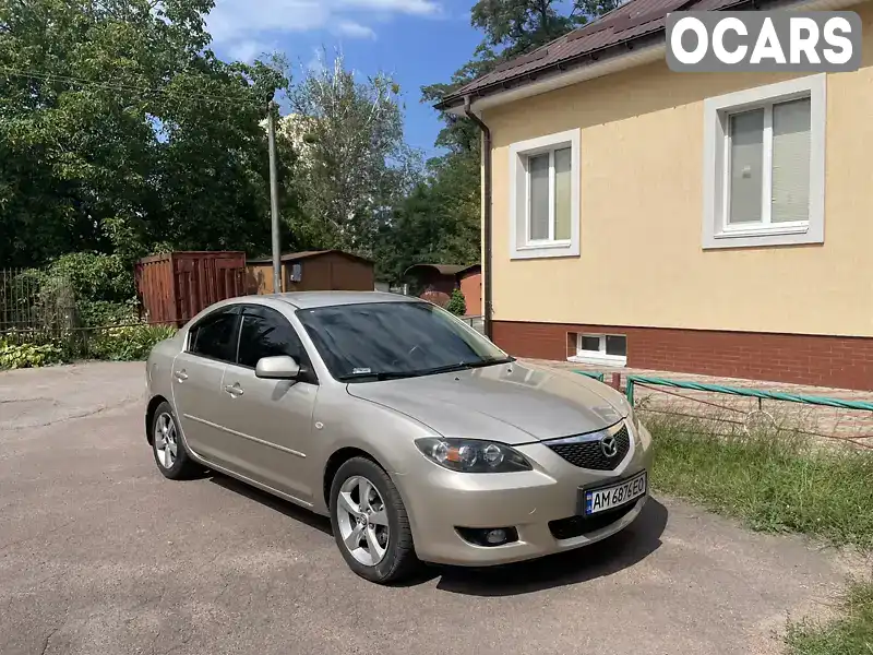 Седан Mazda 3 2004 1.6 л. Ручна / Механіка обл. Житомирська, Коростень - Фото 1/17