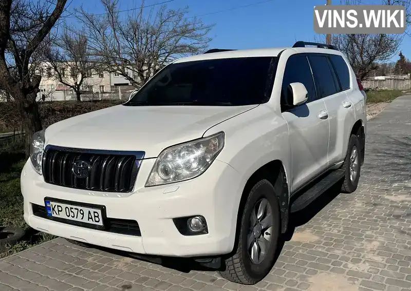 Внедорожник / Кроссовер Toyota Land Cruiser Prado 2012 2.98 л. Автомат обл. Запорожская, Запорожье - Фото 1/8