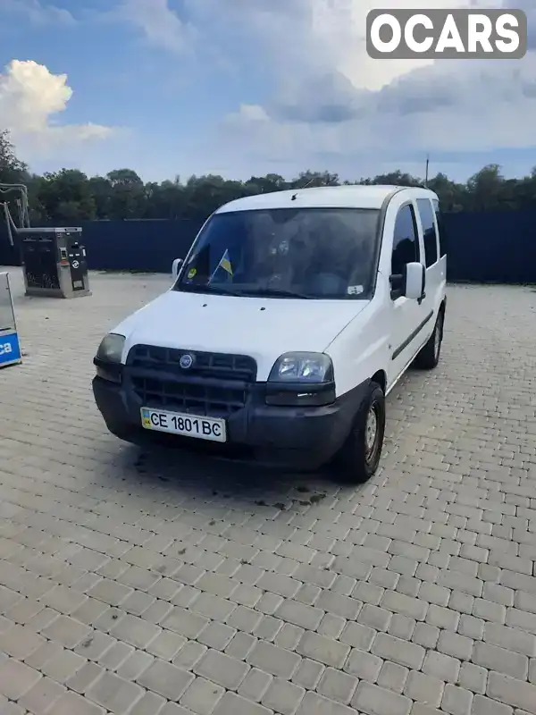 Мінівен Fiat Doblo 2003 1.91 л. Ручна / Механіка обл. Чернівецька, Сторожинець - Фото 1/11