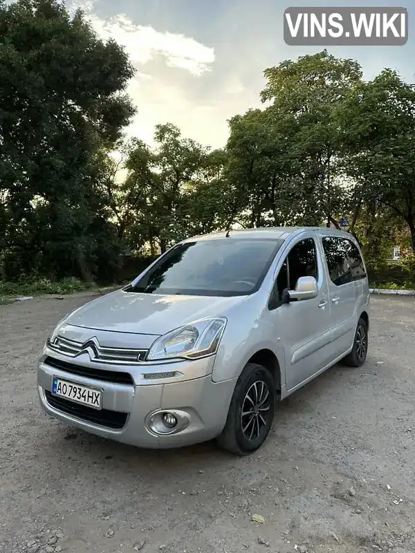 Минивэн Citroen Berlingo 2013 1.56 л. Ручная / Механика обл. Закарпатская, Мукачево - Фото 1/21