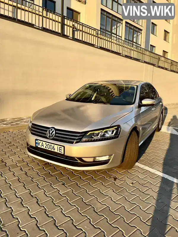 Седан Volkswagen Passat 2014 1.8 л. Автомат обл. Київська, Фастів - Фото 1/21