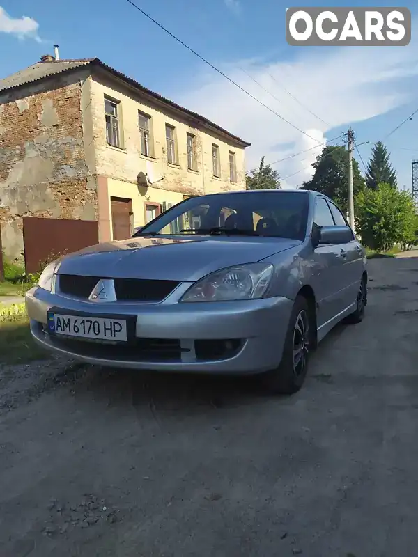 Седан Mitsubishi Lancer 2006 1.6 л. Ручна / Механіка обл. Житомирська, Радомишль - Фото 1/10