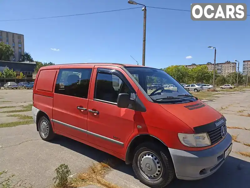 Мінівен Mercedes-Benz Vito 2003 2.15 л. Ручна / Механіка обл. Дніпропетровська, Жовті Води - Фото 1/21