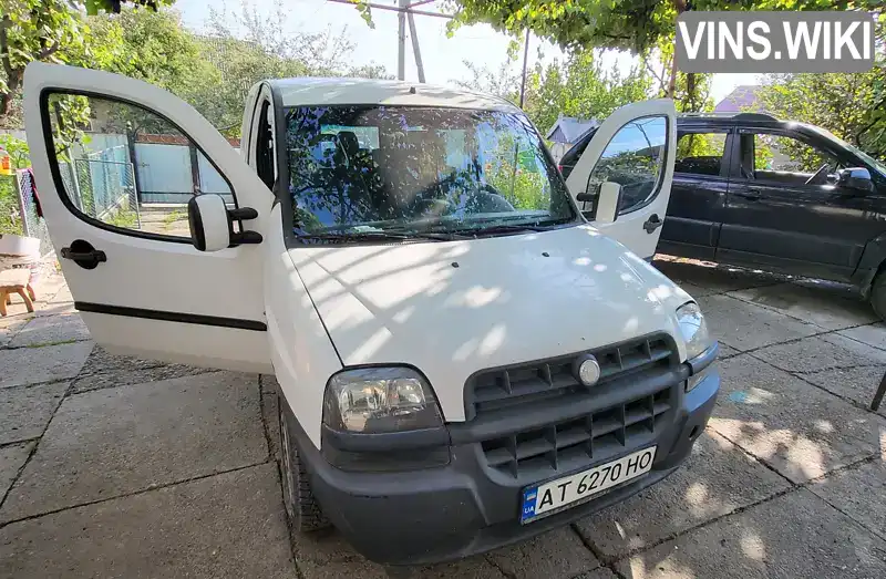 Мінівен Fiat Doblo 2002 1.91 л. Ручна / Механіка обл. Чернівецька, Заставна - Фото 1/6