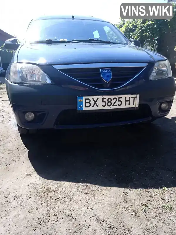 Седан Dacia Logan 2007 1.6 л. Ручна / Механіка обл. Хмельницька, Білогір'я - Фото 1/13