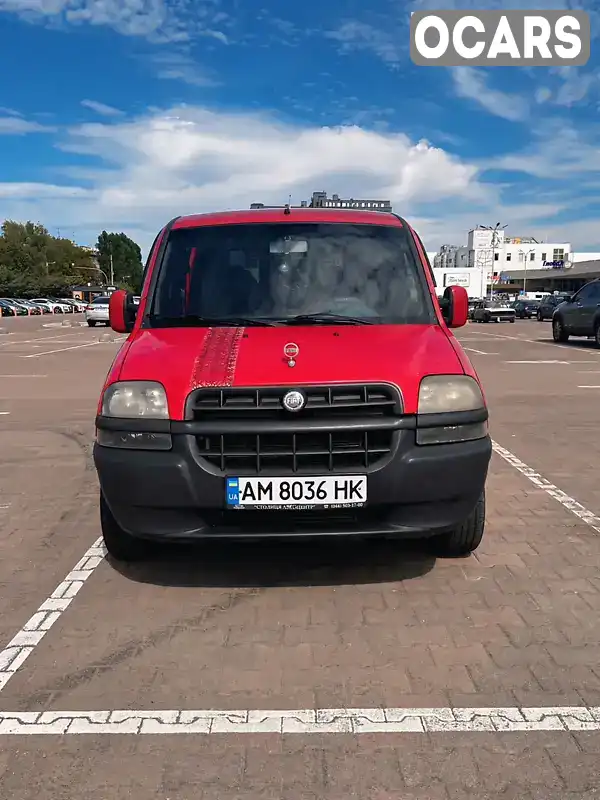 Мінівен Fiat Doblo 2001 1.91 л. Ручна / Механіка обл. Житомирська, Житомир - Фото 1/17