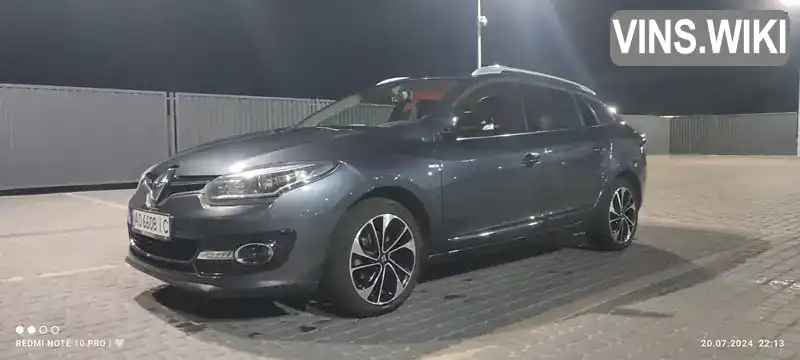 Універсал Renault Megane 2013 1.5 л. Ручна / Механіка обл. Закарпатська, Ужгород - Фото 1/8