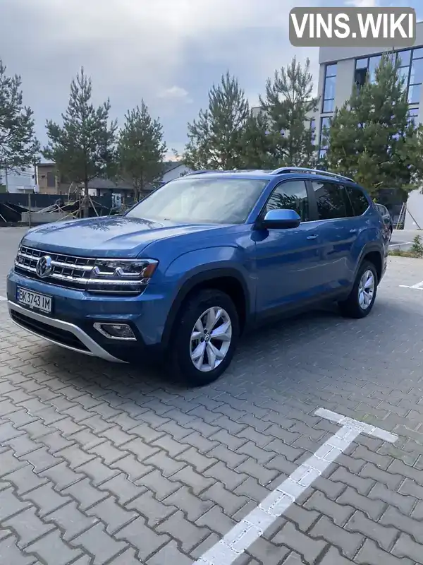 Позашляховик / Кросовер Volkswagen Atlas 2019 3.6 л. Автомат обл. Рівненська, Рівне - Фото 1/15