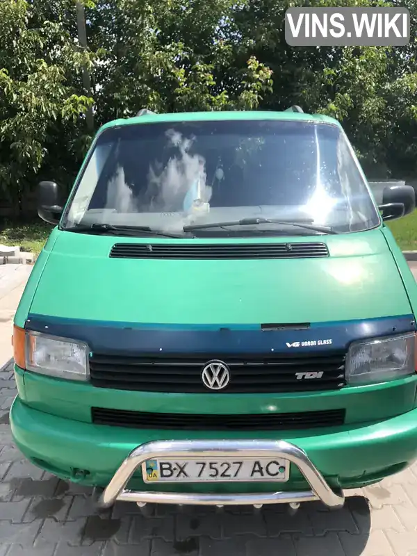 Мінівен Volkswagen Transporter 1998 1.9 л. Ручна / Механіка обл. Хмельницька, Дунаївці - Фото 1/21