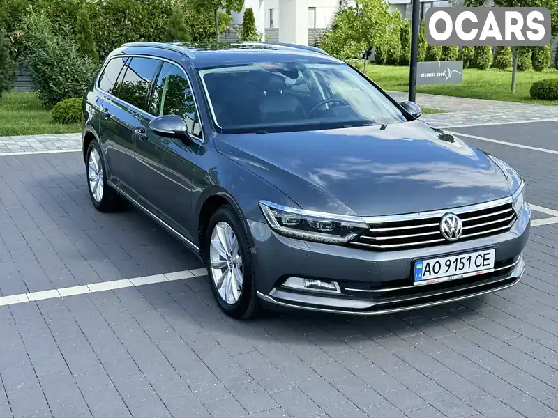 WVWZZZ3CZFE455468 Volkswagen Passat 2015 Універсал 1.97 л. Фото 2