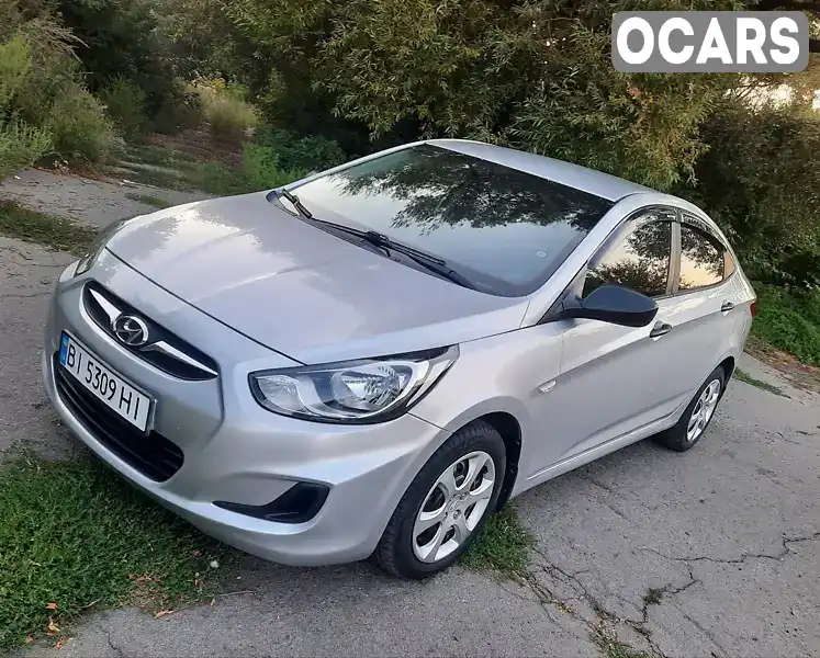 Хэтчбек Hyundai Accent 2013 1.4 л. Ручная / Механика обл. Полтавская, Горишние Плавни (Комсомольск) - Фото 1/21