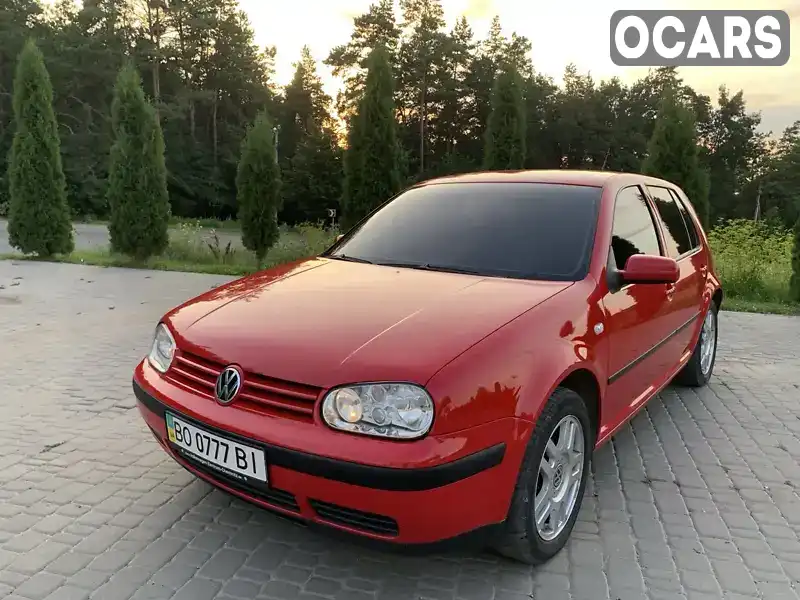 Хетчбек Volkswagen Golf 2002 1.6 л. Ручна / Механіка обл. Тернопільська, Бучач - Фото 1/21