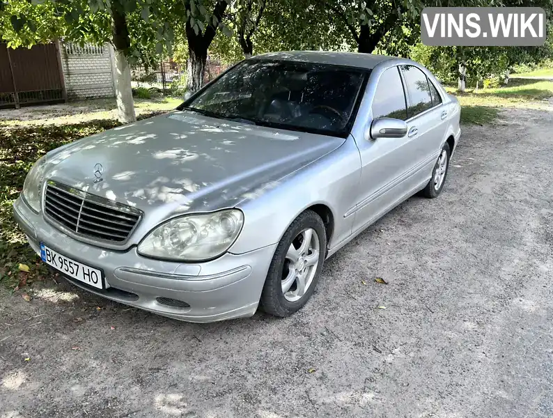 Седан Mercedes-Benz S-Class 2001 4.3 л. Автомат обл. Ровенская, Ровно - Фото 1/18