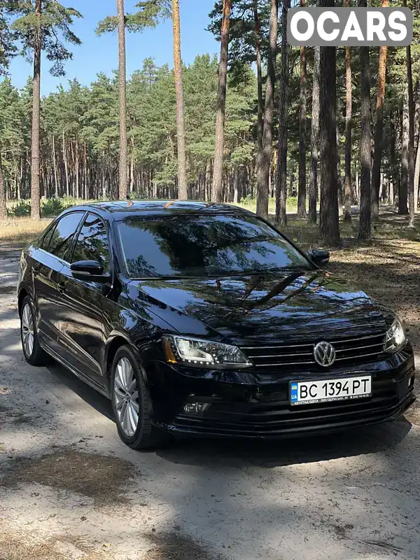 Седан Volkswagen Jetta 2016 1.8 л. Автомат обл. Сумская, Лебедин - Фото 1/10