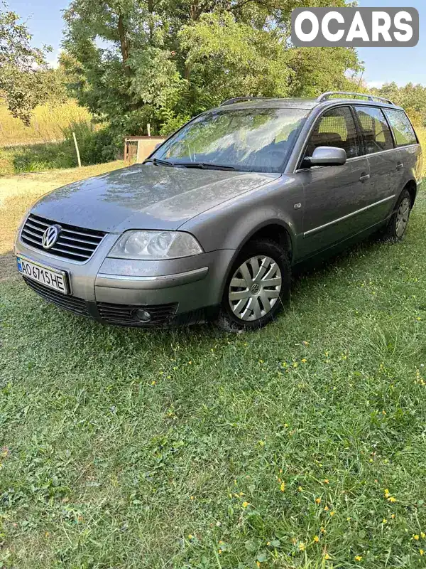 Універсал Volkswagen Passat 2002 1.9 л. обл. Закарпатська, location.city.siltse - Фото 1/6