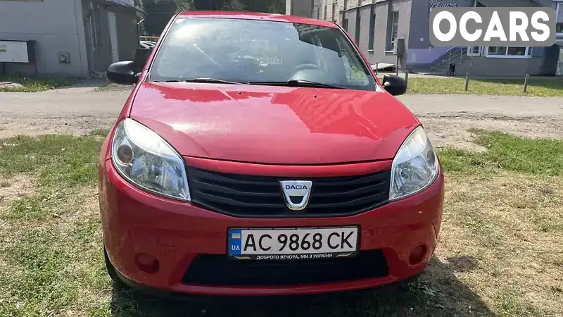 Хетчбек Dacia Sandero 2009 1.39 л. Ручна / Механіка обл. Волинська, Ковель - Фото 1/13