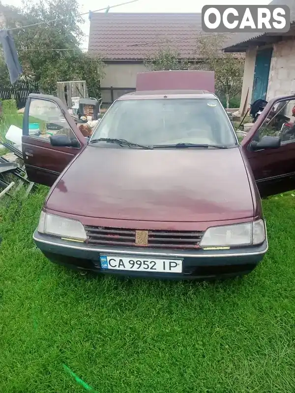 Седан Peugeot 405 1994 1.9 л. Ручна / Механіка обл. Черкаська, Кам'янка - Фото 1/9