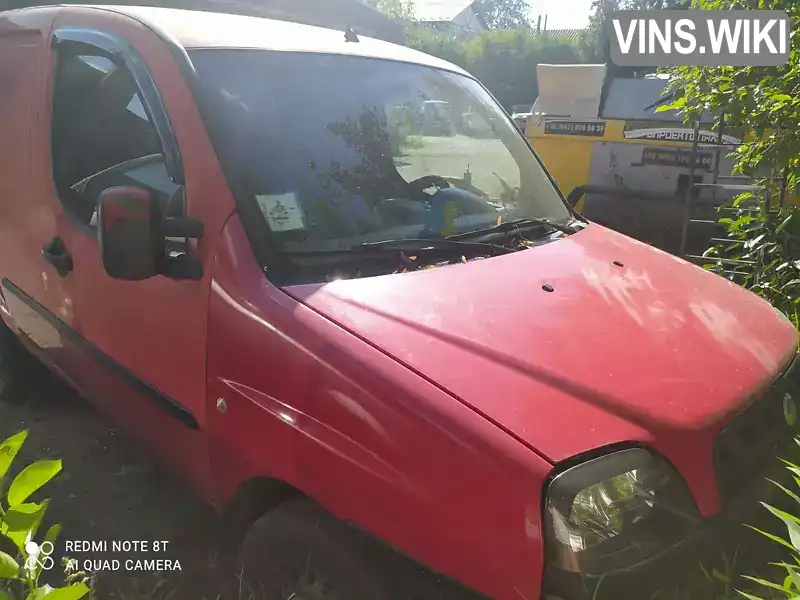 Мінівен Fiat Doblo 2001 1.24 л. Ручна / Механіка обл. Чернівецька, Чернівці - Фото 1/6