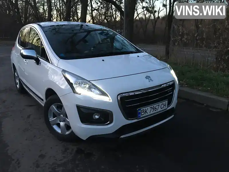 Позашляховик / Кросовер Peugeot 3008 2014 2 л. Робот обл. Рівненська, Рівне - Фото 1/21