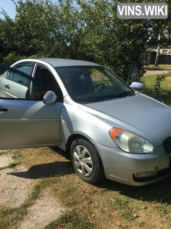 Седан Hyundai Accent 2008 1.5 л. Ручна / Механіка обл. Чернігівська, Сновськ (Щорс) - Фото 1/7