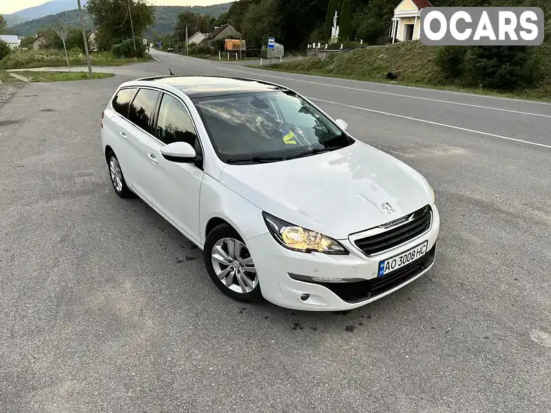 Универсал Peugeot 308 2014 1.56 л. Ручная / Механика обл. Закарпатская, Великий Березный - Фото 1/21