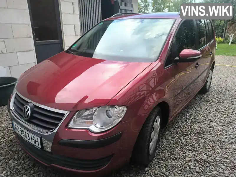 Мінівен Volkswagen Touran 2009 1.39 л. Ручна / Механіка обл. Закарпатська, Тячів - Фото 1/21