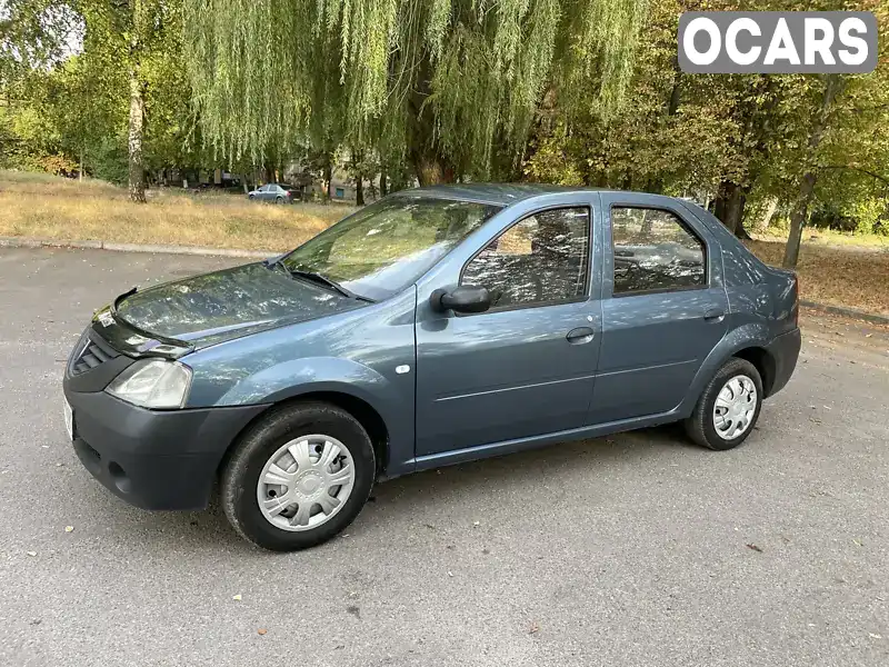 Седан Dacia Logan 2007 1.39 л. обл. Запорізька, Запоріжжя - Фото 1/21