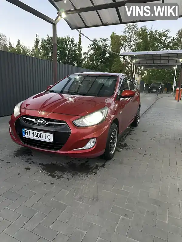 Седан Hyundai Accent 2011 1.4 л. Автомат обл. Полтавська, Кременчук - Фото 1/7