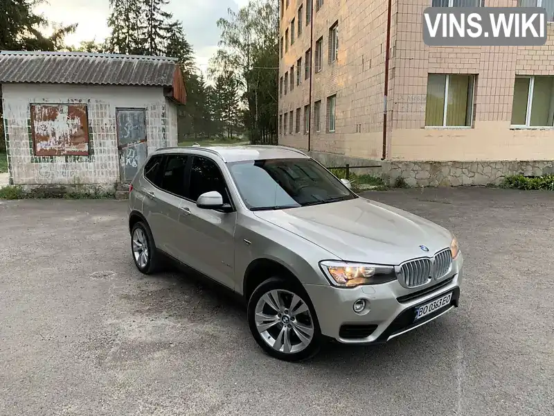 Позашляховик / Кросовер BMW X3 2015 2 л. Автомат обл. Тернопільська, Тернопіль - Фото 1/21