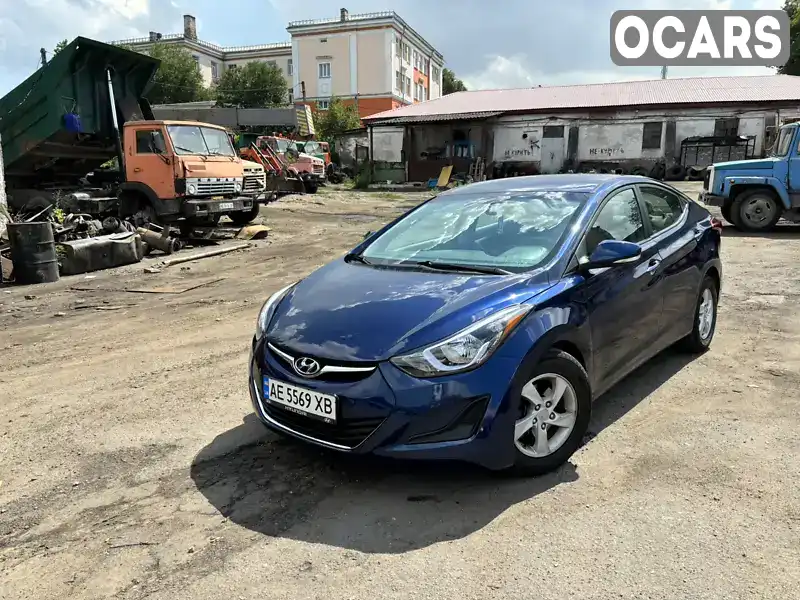 Седан Hyundai Elantra 2014 1.8 л. Автомат обл. Дніпропетровська, Кам'янське (Дніпродзержинськ) - Фото 1/7