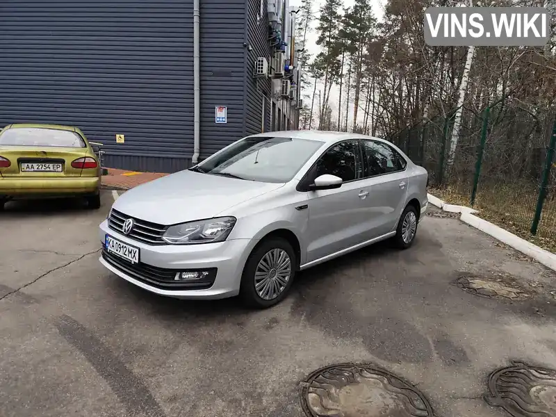 Седан Volkswagen Polo 2018 1.4 л. Автомат обл. Київська, Київ - Фото 1/21