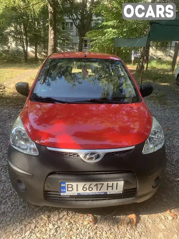 Хетчбек Hyundai i10 2009 1.09 л. Ручна / Механіка обл. Полтавська, Полтава - Фото 1/7