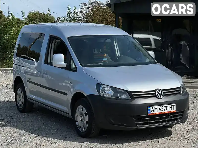 Мінівен Volkswagen Caddy 2013 1.6 л. Ручна / Механіка обл. Житомирська, Бердичів - Фото 1/21