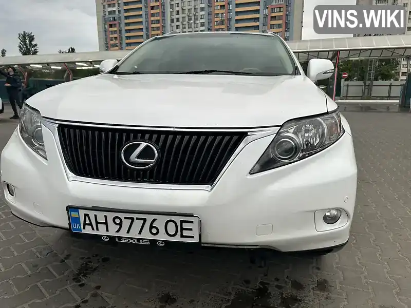 Позашляховик / Кросовер Lexus RX 2010 3.5 л. Автомат обл. Київська, Київ - Фото 1/21