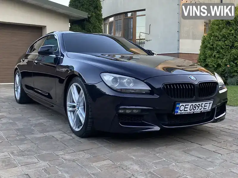 Купе BMW 6 Series Gran Coupe 2012 3 л. Автомат обл. Чернівецька, Чернівці - Фото 1/21