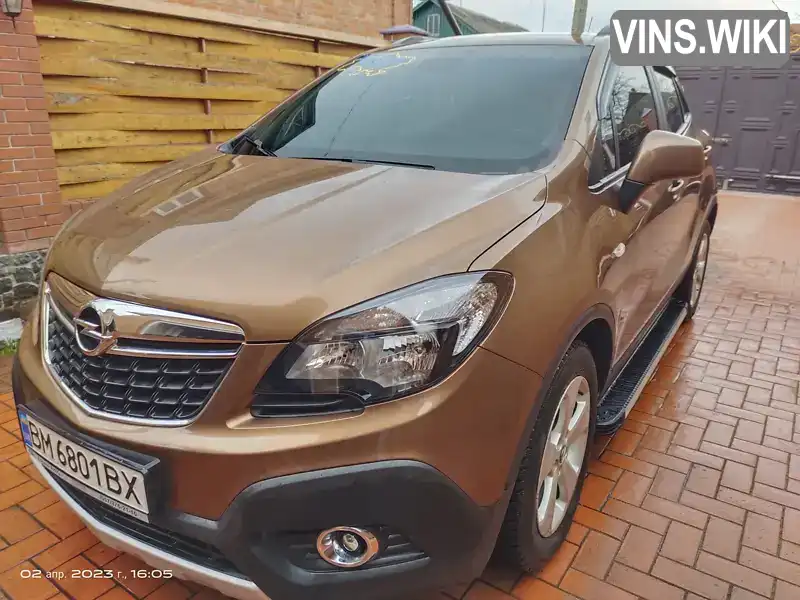 Позашляховик / Кросовер Opel Mokka 2016 1.6 л. Ручна / Механіка обл. Сумська, Тростянець - Фото 1/7