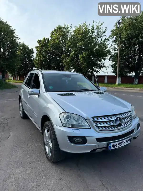 Позашляховик / Кросовер Mercedes-Benz M-Class 2008 3 л. Автомат обл. Житомирська, Коростень - Фото 1/19