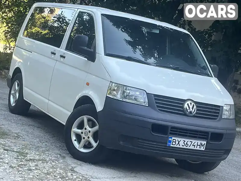 Мінівен Volkswagen Transporter 2003 1.9 л. Ручна / Механіка обл. Хмельницька, Кам'янець-Подільський - Фото 1/21