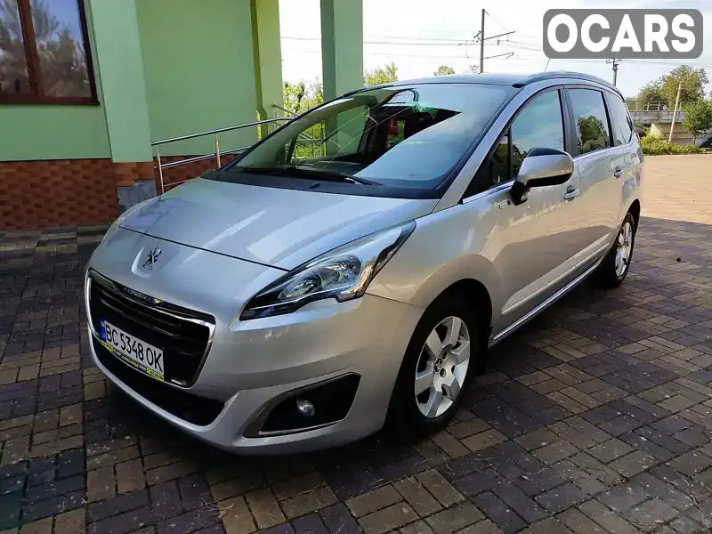 Мікровен Peugeot 5008 2014 1.56 л. Ручна / Механіка обл. Львівська, Самбір - Фото 1/20