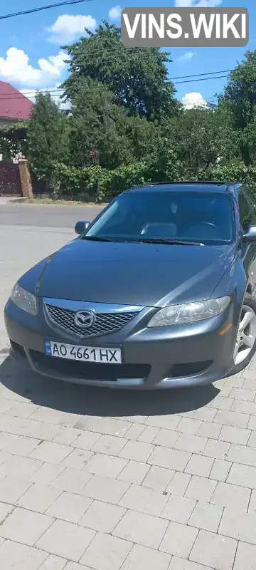 Седан Mazda 6 2002 2.3 л. Ручна / Механіка обл. Закарпатська, Ужгород - Фото 1/3