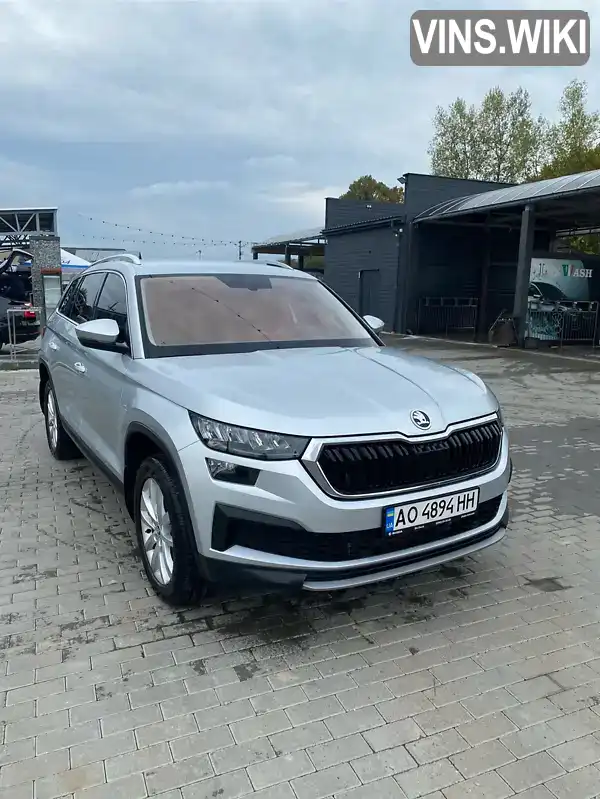 Позашляховик / Кросовер Skoda Kodiaq 2021 2 л. Робот обл. Закарпатська, Тячів - Фото 1/21